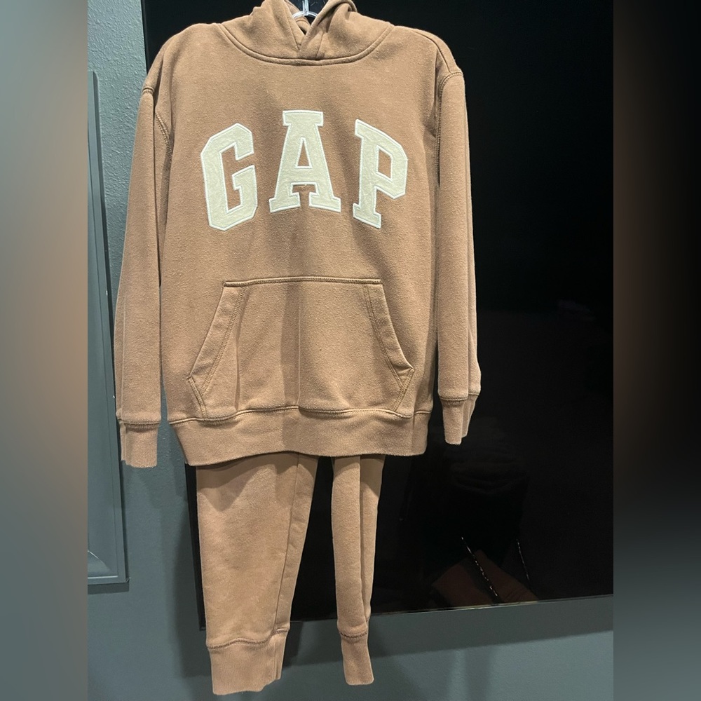 GAP Tan Hoodie and Joggers Set